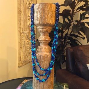Turquoise and Lapis Layered Necklace